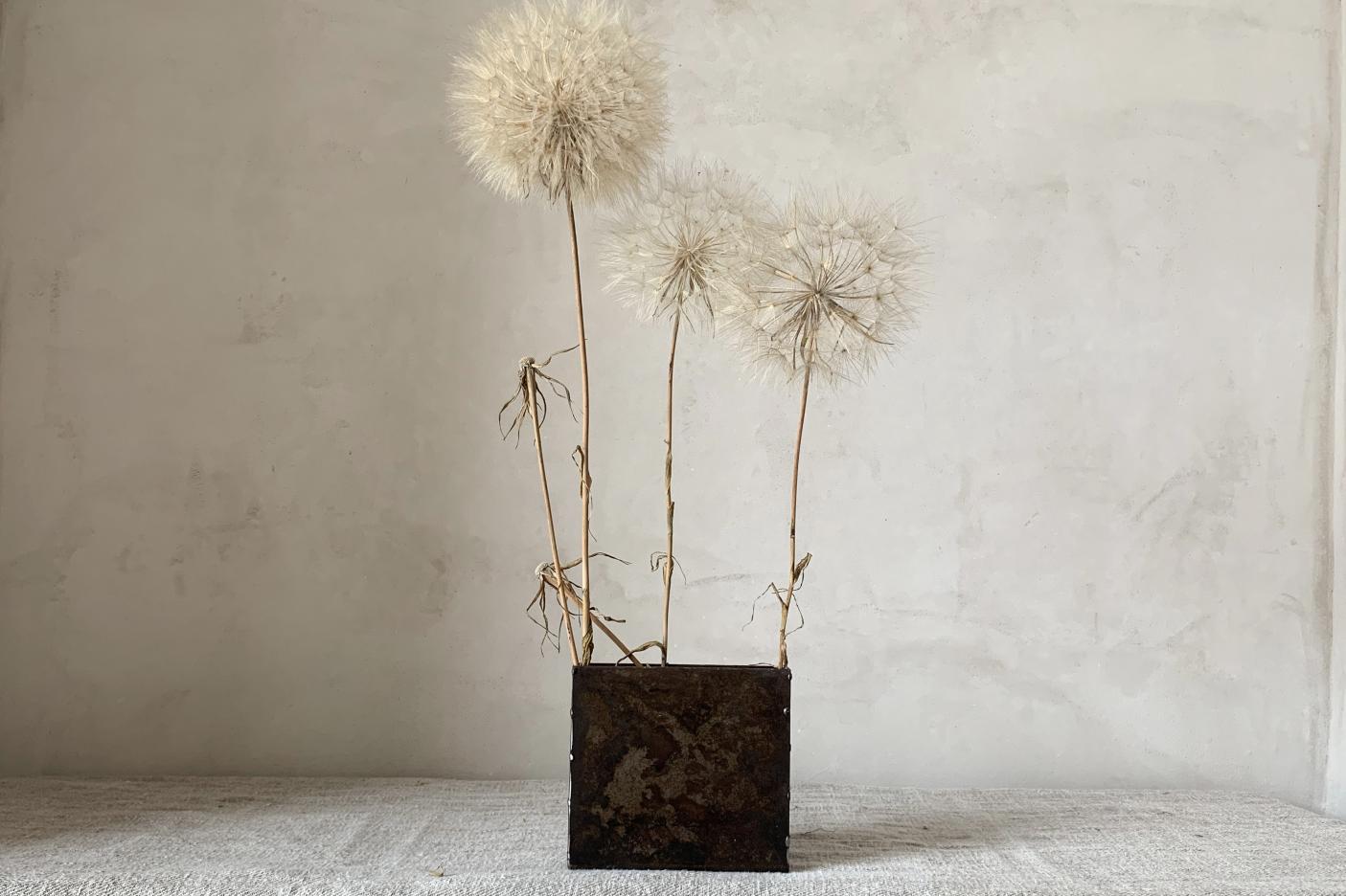 memories holder | iron retangular object for dry flowers, papers, notes, memories 